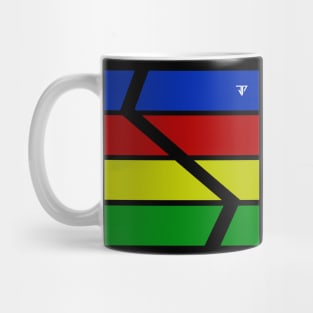 a simple, colorful and minimal design for simple design lovers Mug